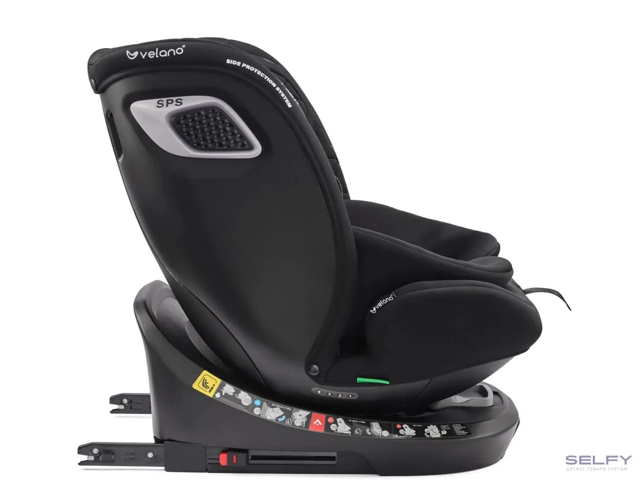 Автокрісло VELANO Vento 360° i-Size black 48417 фото 2