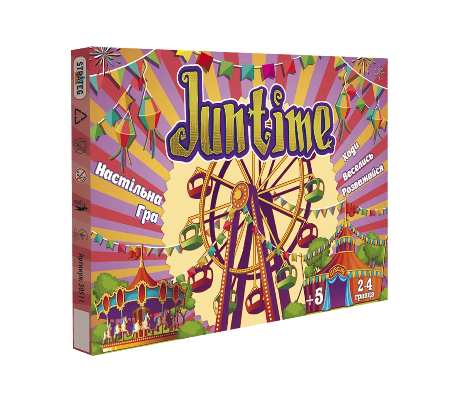 Гра настільна Strateg JunTime 30511 фото 2