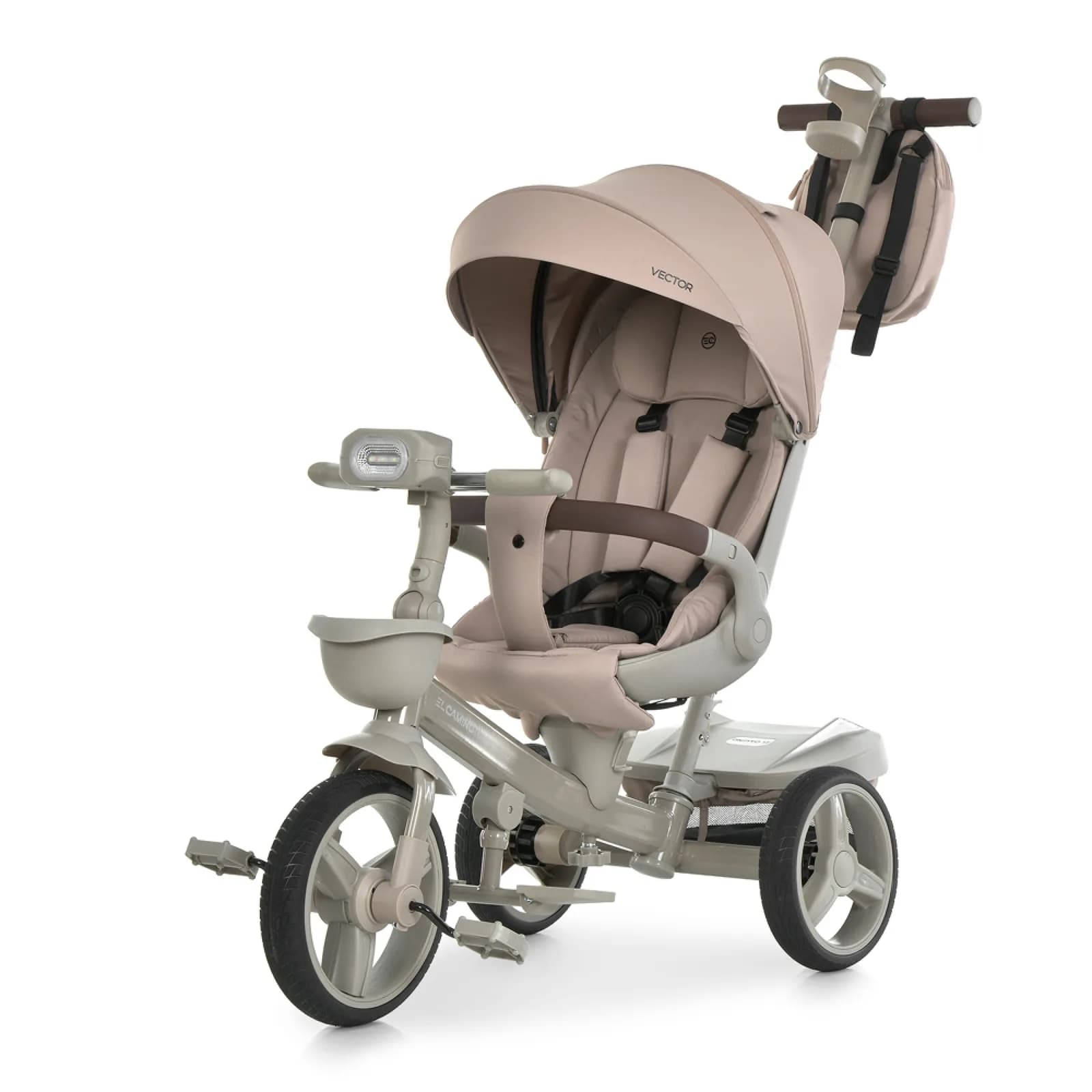 Велосипед 3-х колісний El Camino Vector ME 1162-1 Taupe Beige фото 2