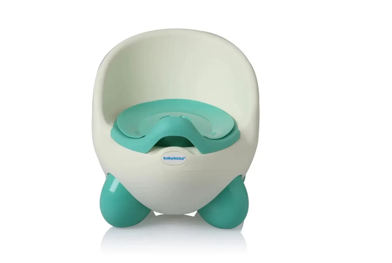 Горщик Babyhood Кью Кью BH-105LG Молочный/бирюзовый фото 2