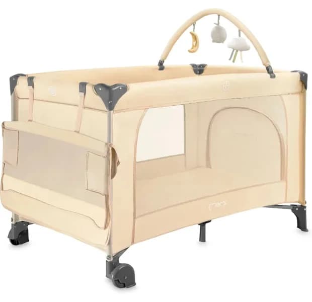 Манеж MoMi BELOVE PLUS Beige LOZE00026 фото 2