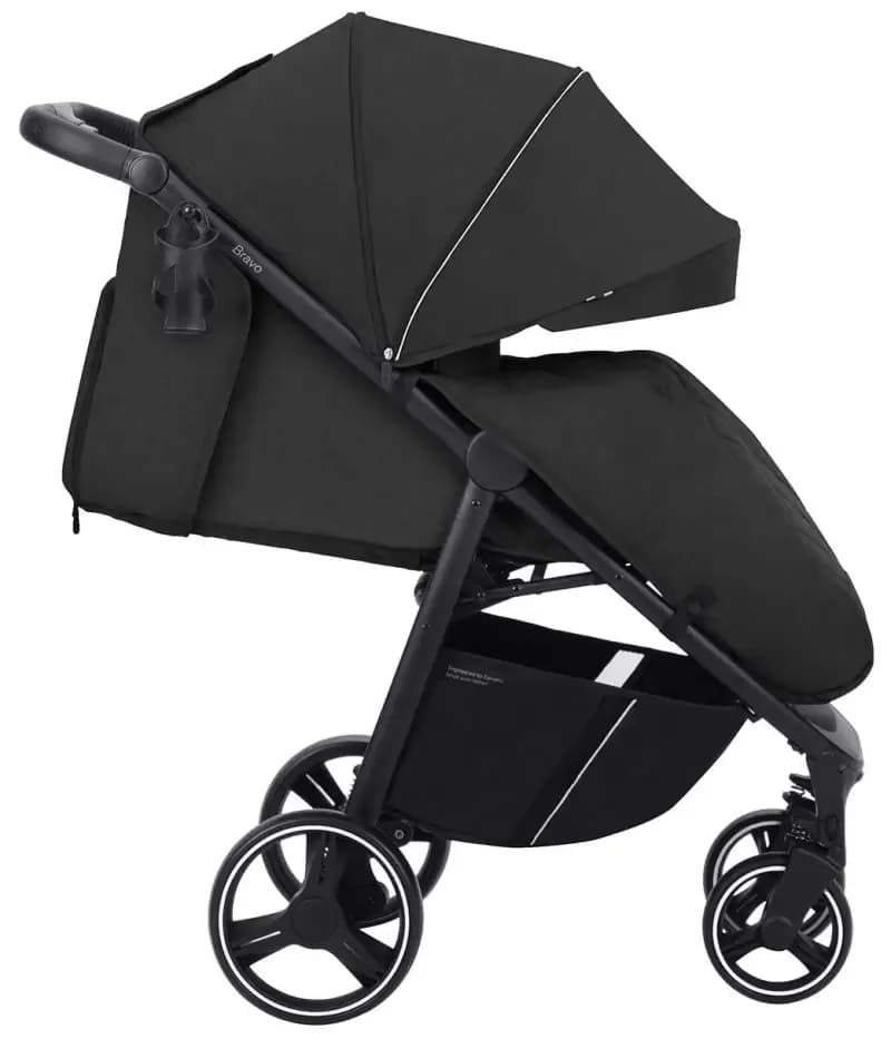 Коляска прогулянкова Carrello Bravo CRL-8512 Pure Black фото 2