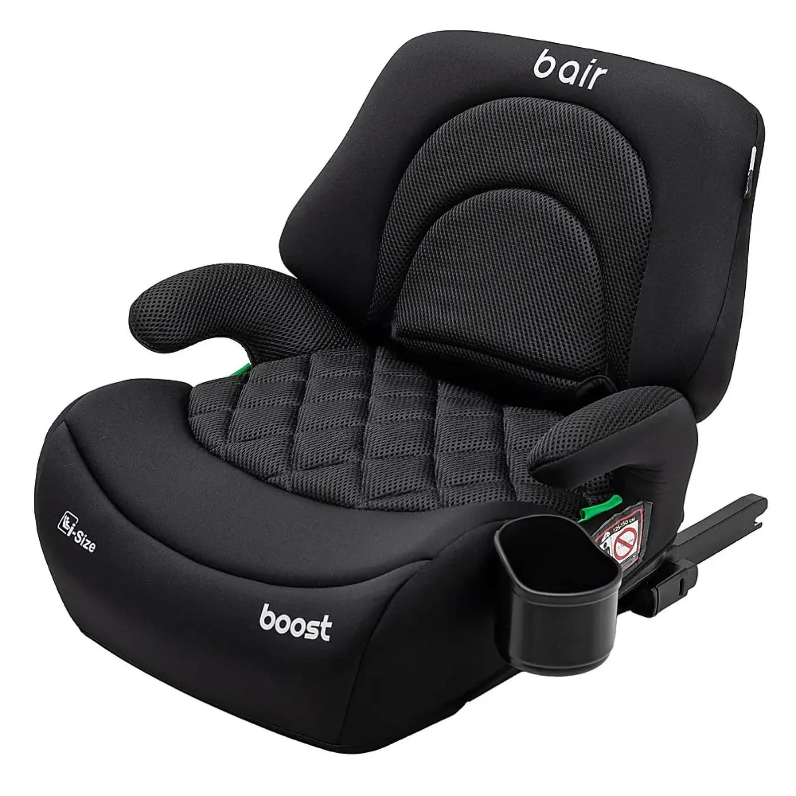 Автокрісло-бустер Bair Boost i-size Iso-fix total black BB-01 681997-97 фото 4