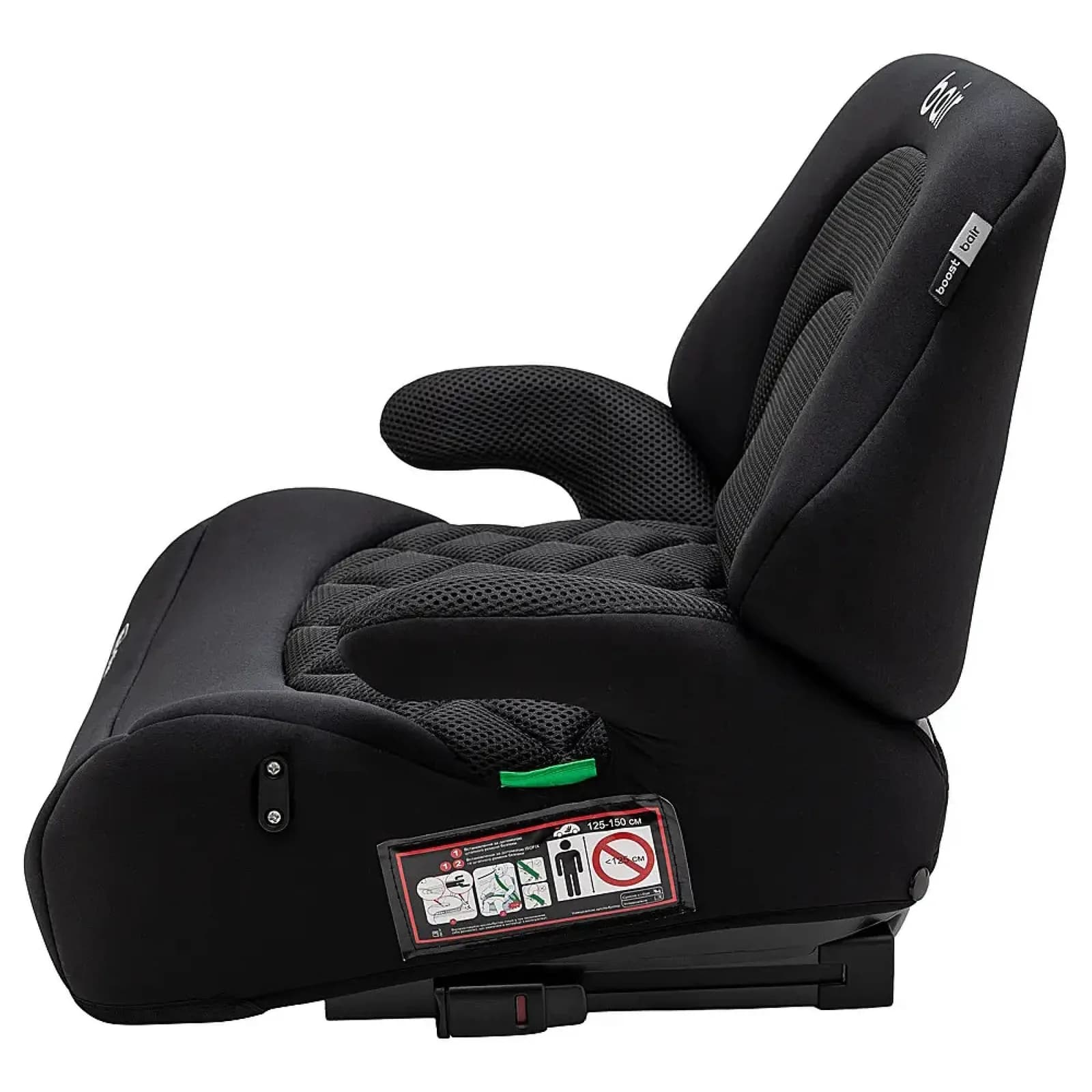 Автокрісло-бустер Bair Boost i-size Iso-fix total black BB-01 681997-97 фото 2