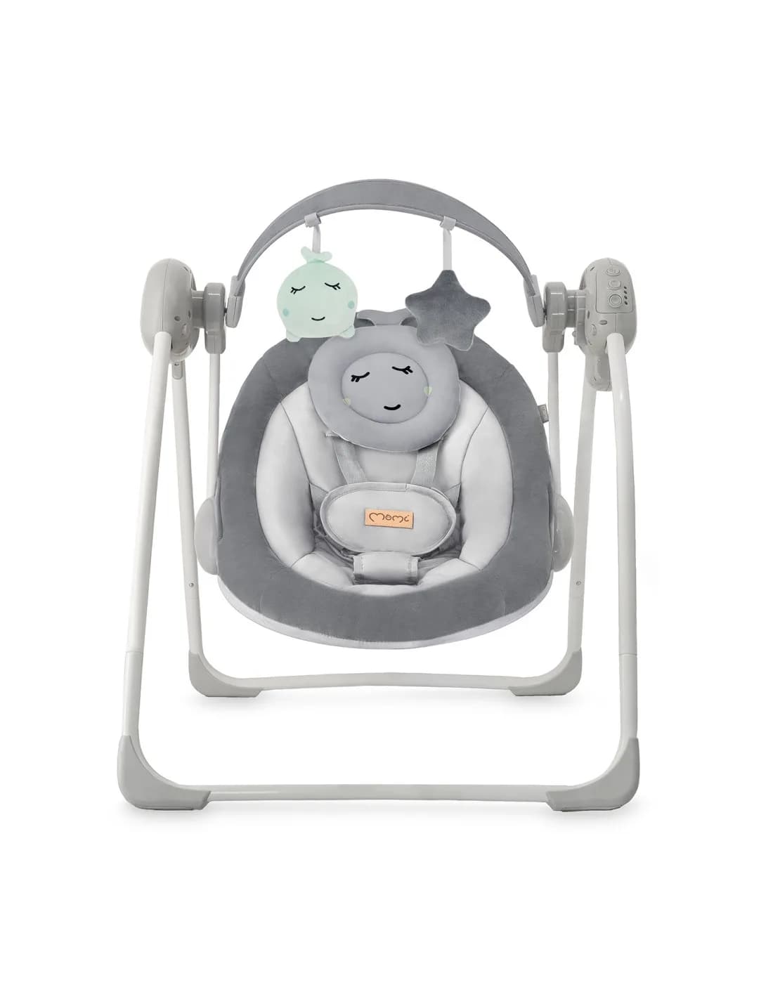 Шезлонг-гойдалка MoMi LISS Grey BULE00048 фото 3