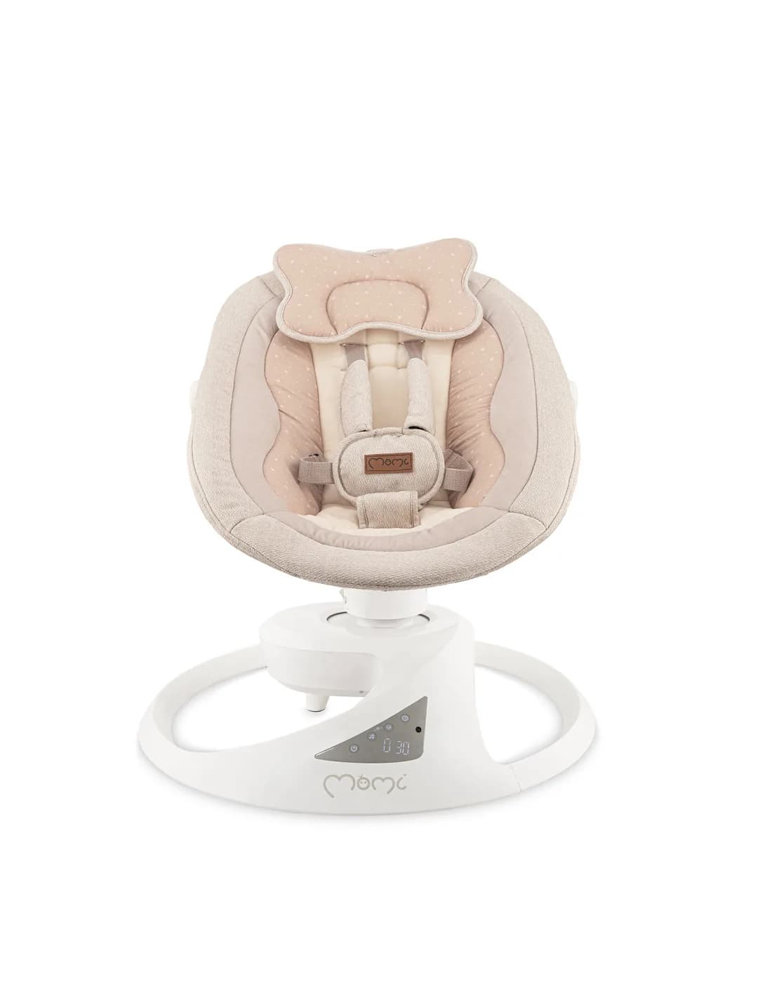 Шезлонг-гойдалка MoMi PEARL Beige BULE00039 фото 4