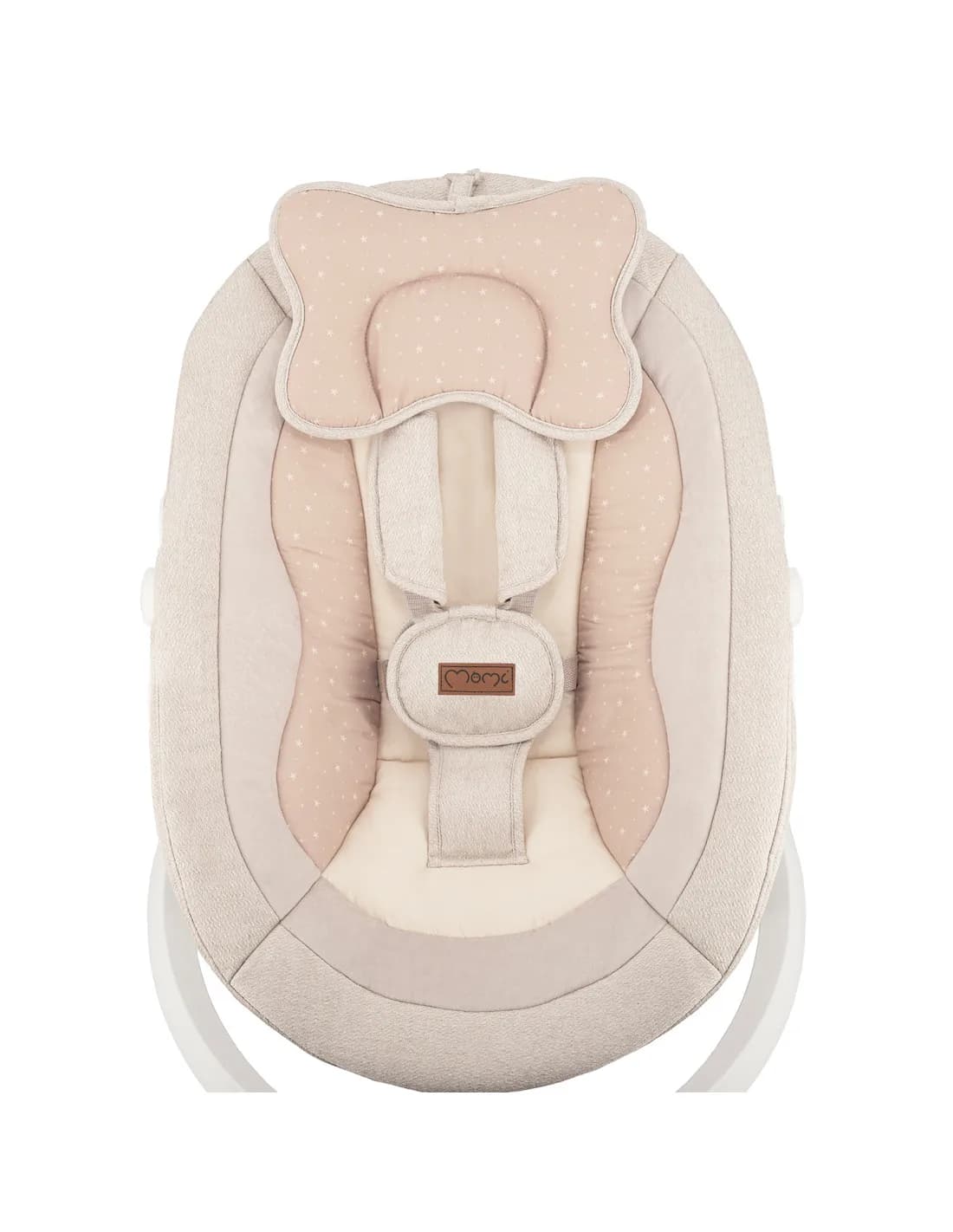 Шезлонг-гойдалка MoMi PEARL Beige BULE00039 фото 3