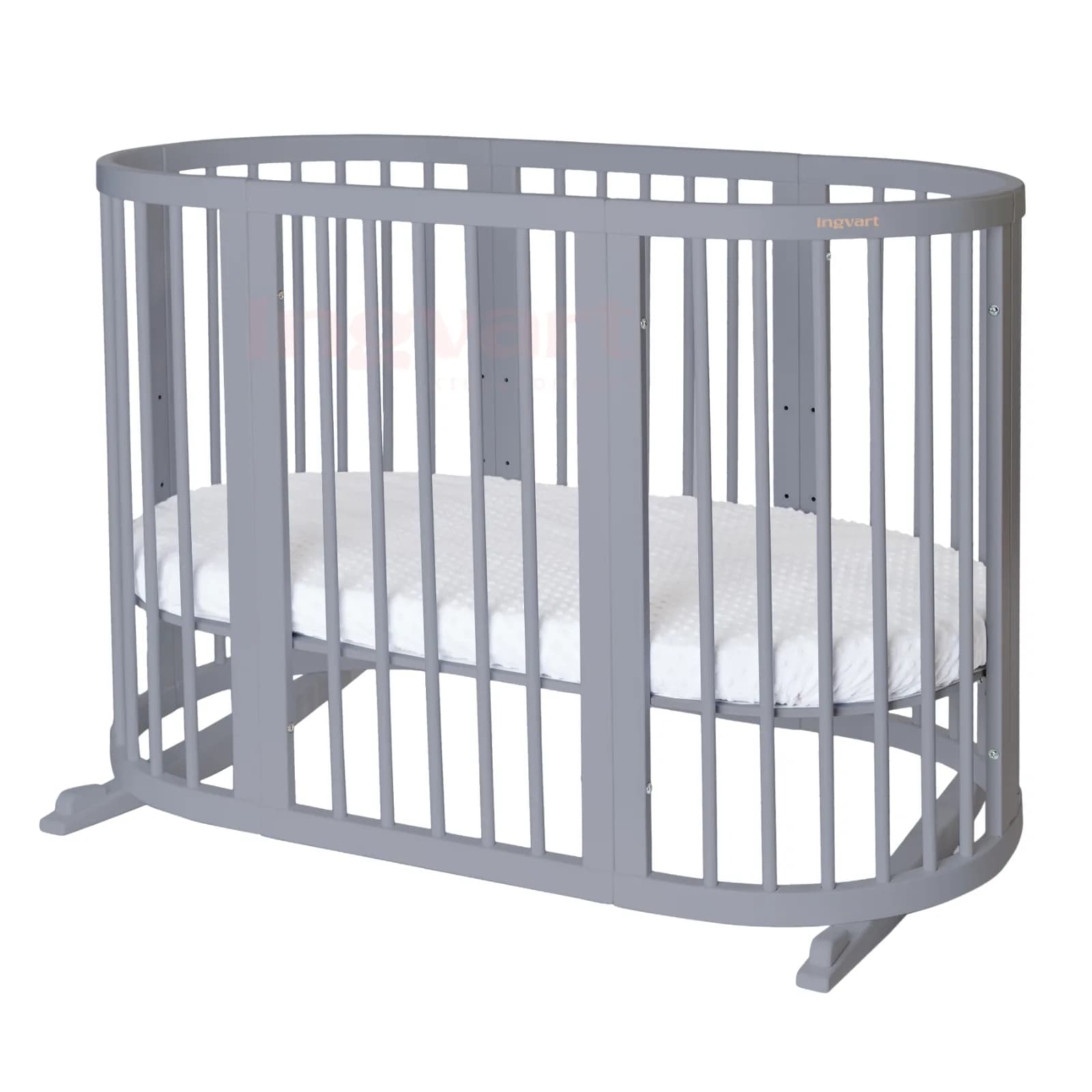 Ліжко-трансформер 9в1 IngVart Smart bed Oval 1607040 Сірий фото 2