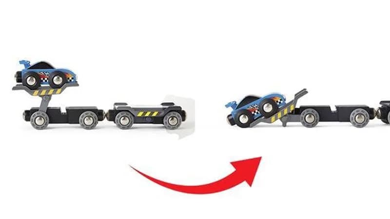 Автотрек Hape Гоночна траса та станція 34дет E3734 фото 3