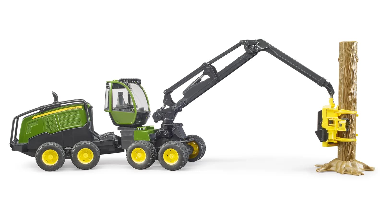 Харвестер John Deere 1270G з 1 колодою 1:16 Bruder 02135 фото 10