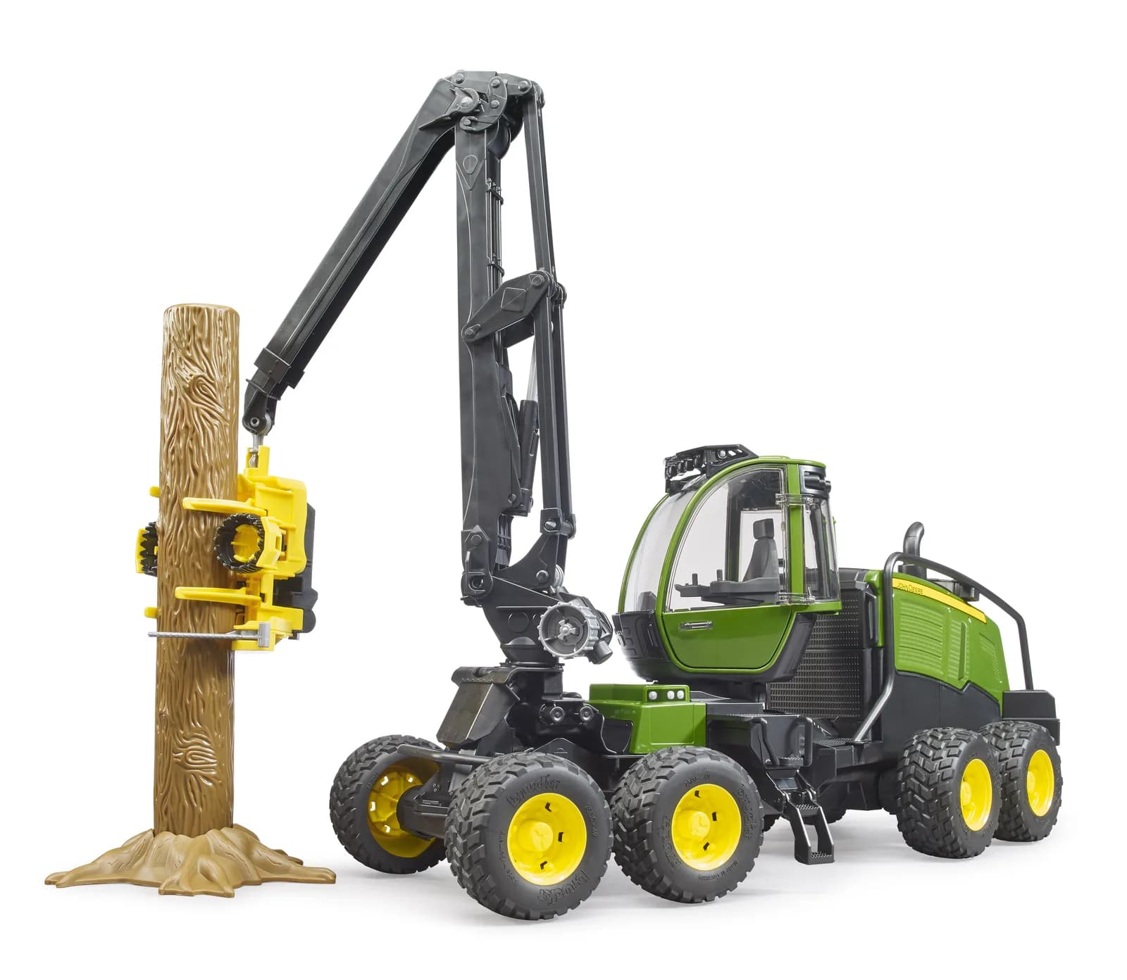 Харвестер John Deere 1270G з 1 колодою 1:16 Bruder 02135 фото 2