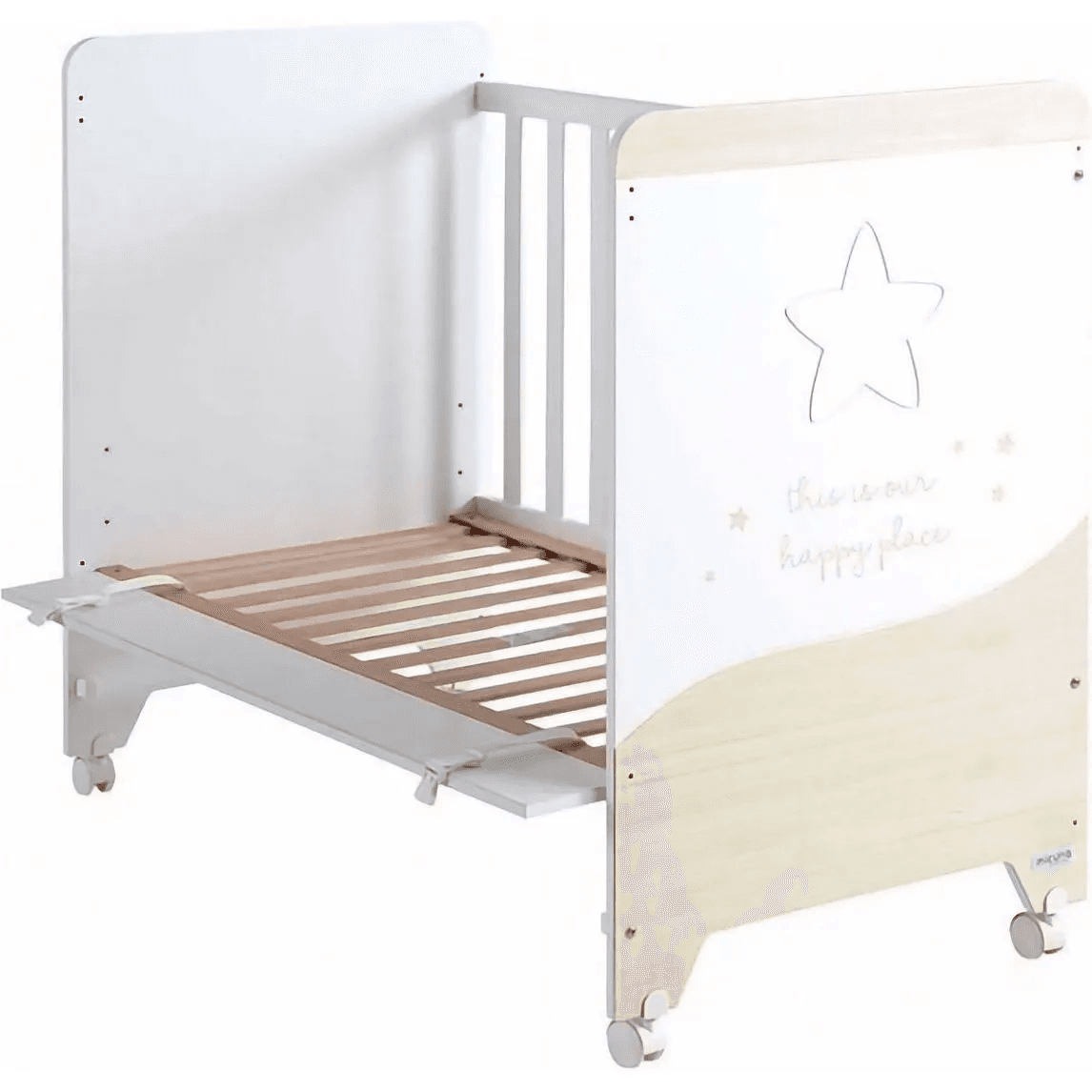 Ліжко дитяче Micuna Cosmic 120х60 см White Nordic COSMIC WHITE/NORDIC