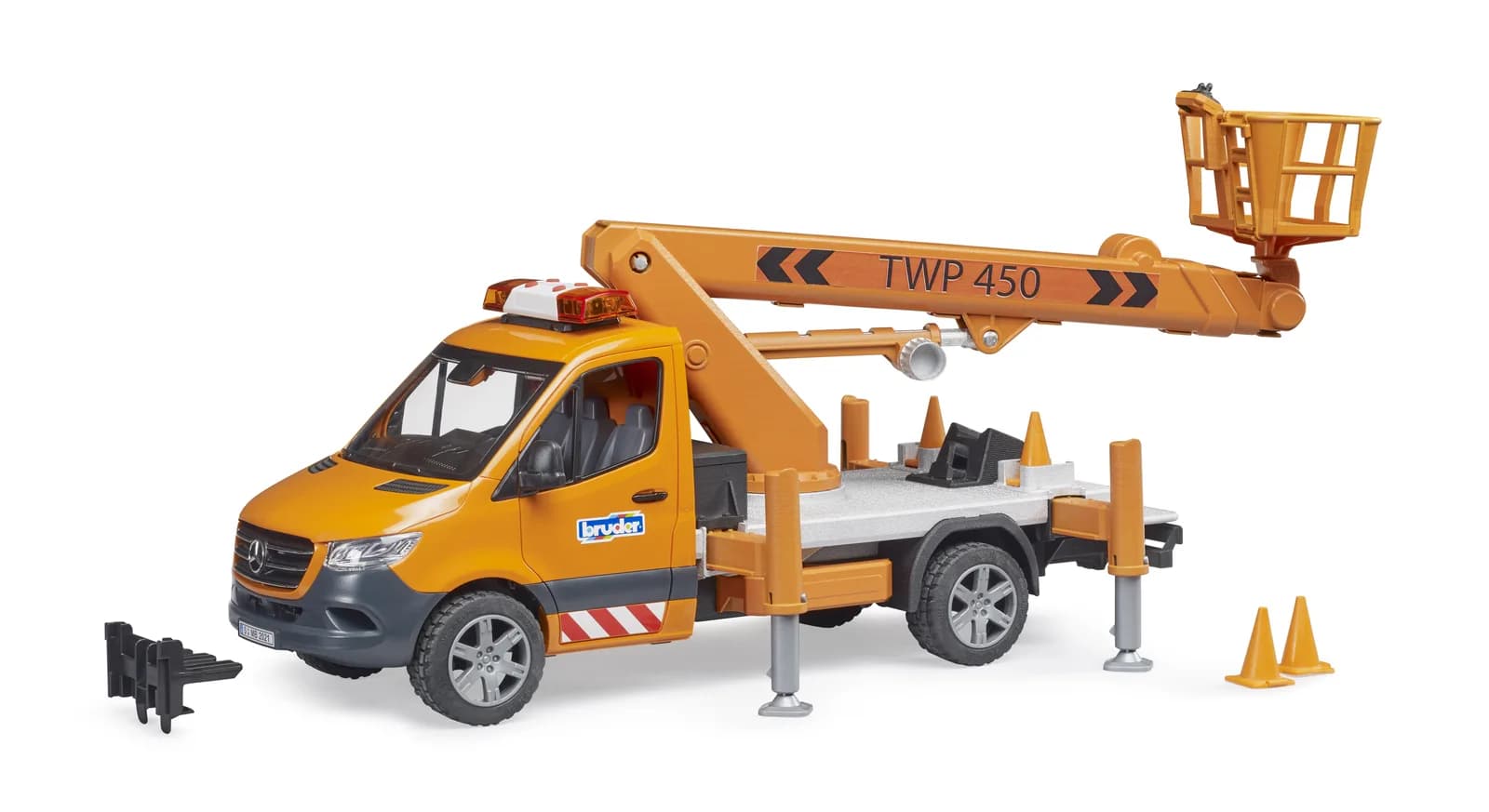 Автовишка Mercedes Sprinter з телескопічною платформою 1:16 Bruder 02679 фото 6