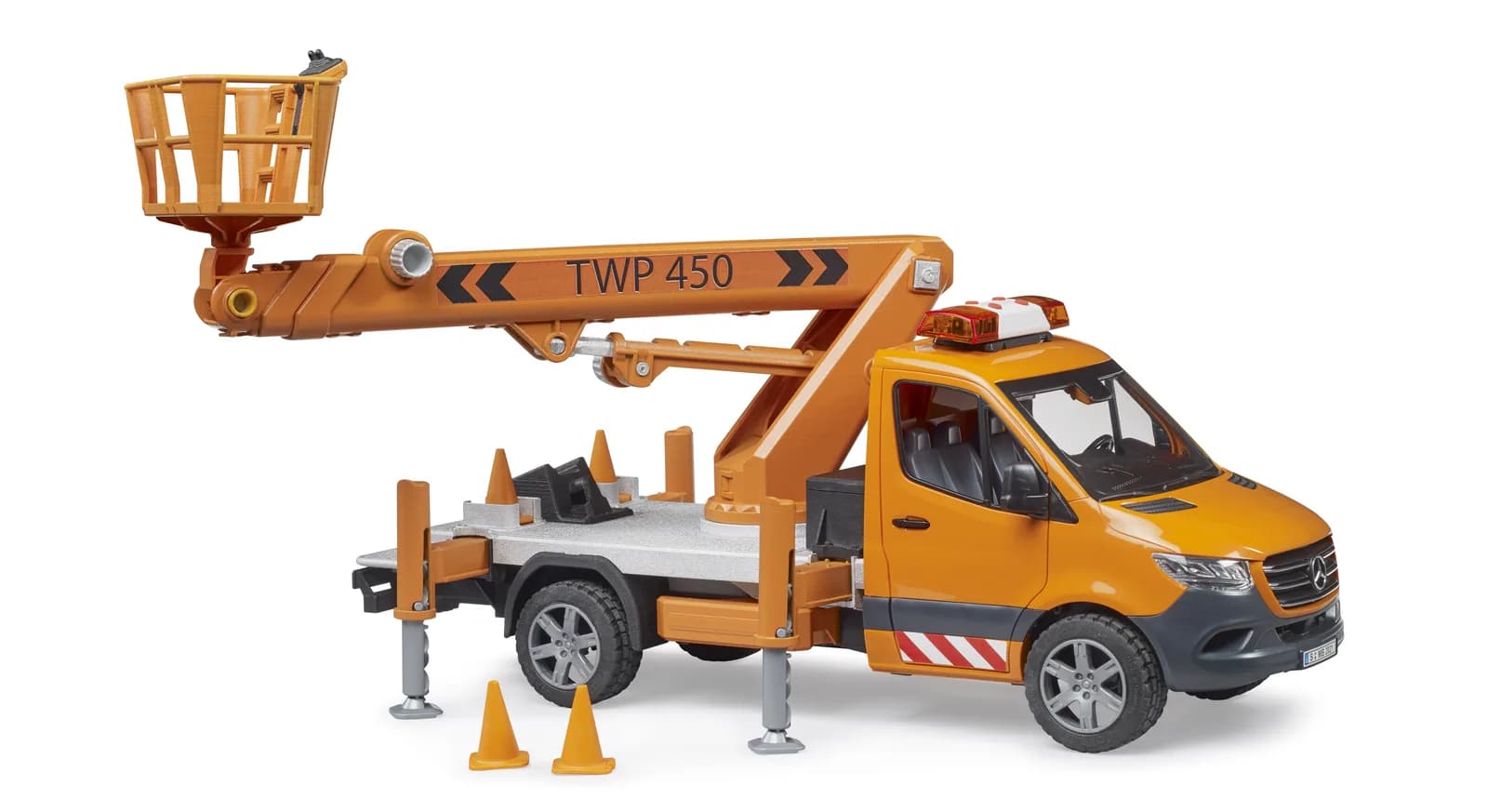 Автовишка Mercedes Sprinter з телескопічною платформою 1:16 Bruder 02679 фото 8