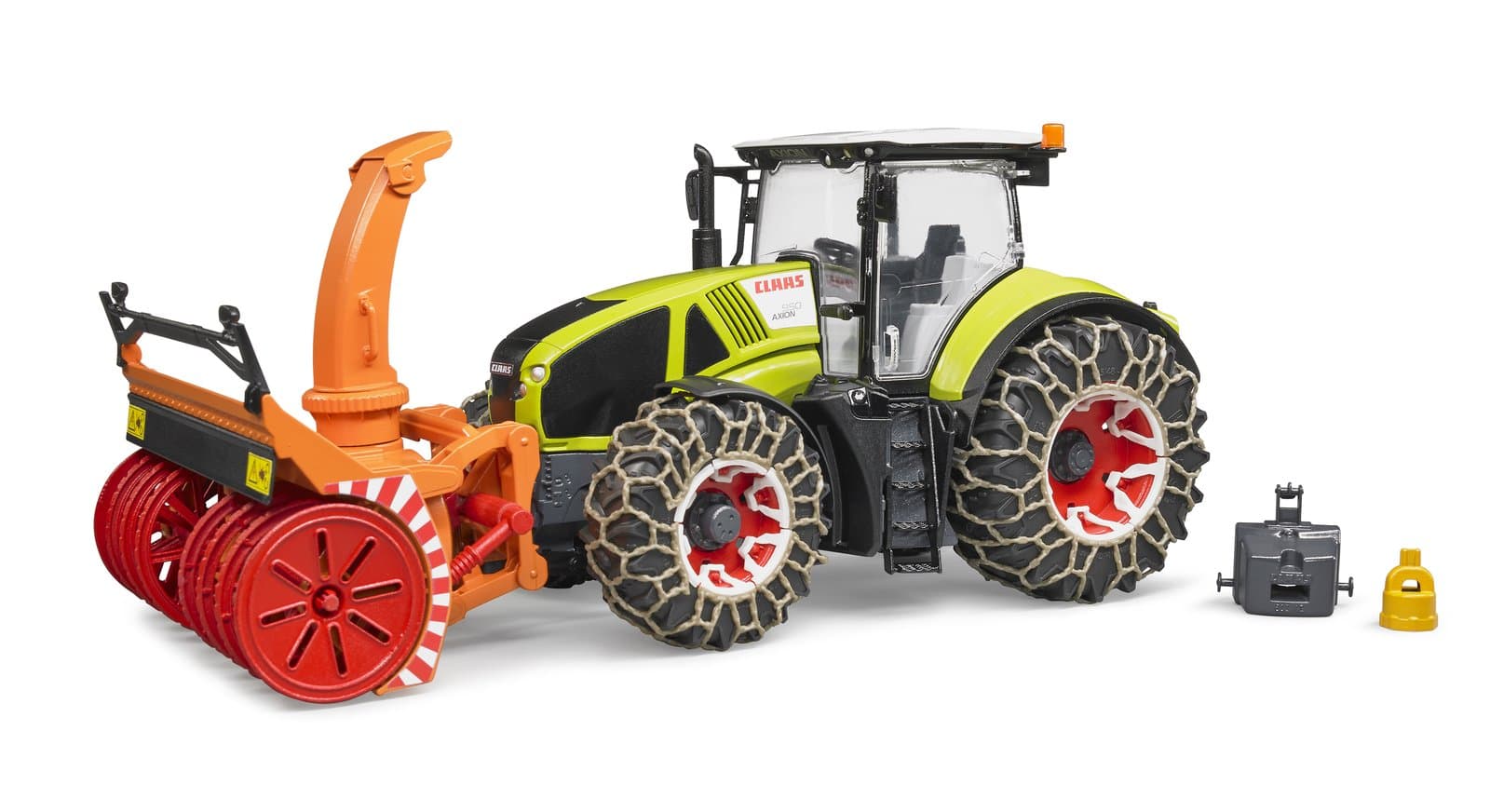 Трактор Claas Axion 950 для прибирання снігу 1:16 Bruder 03017