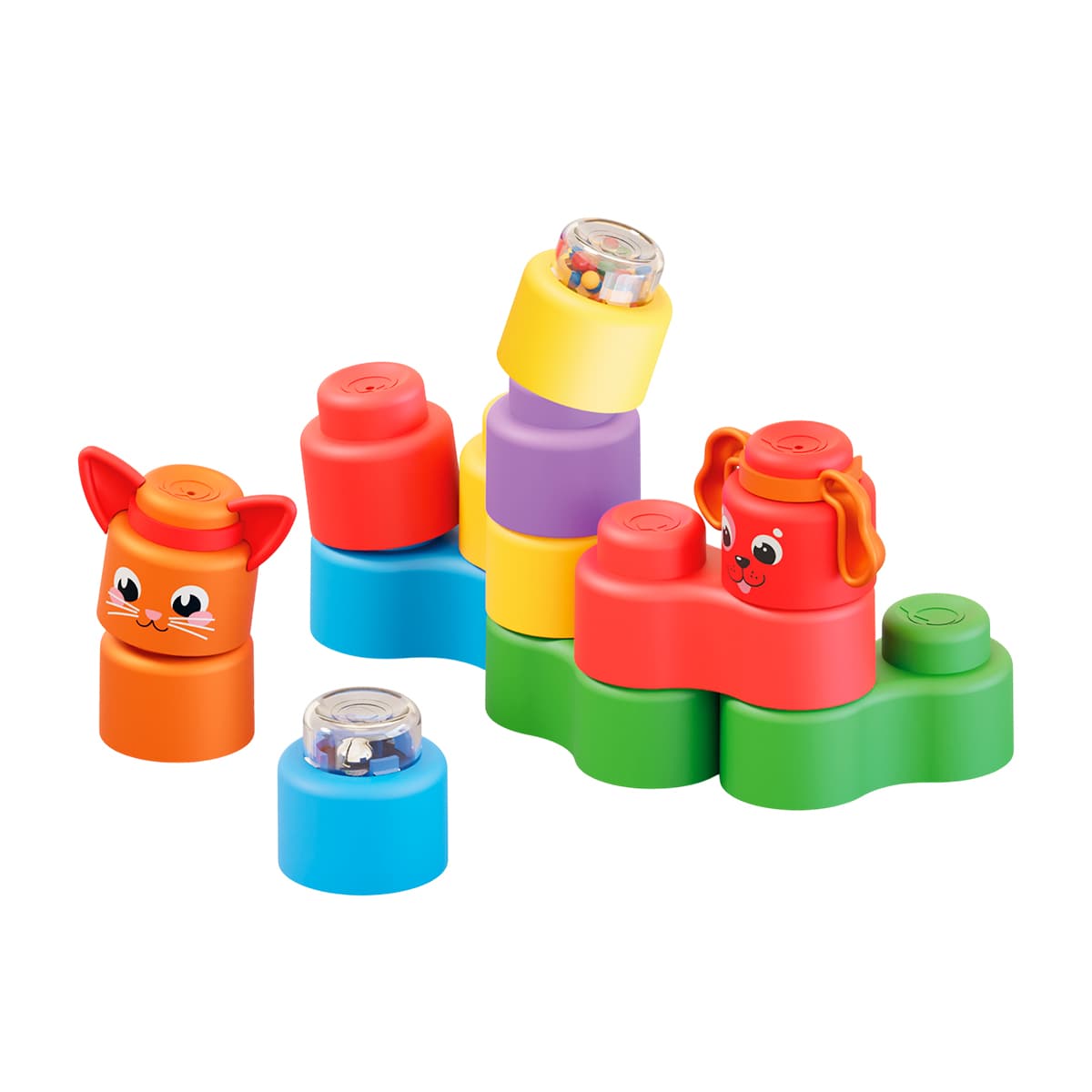Конструктор Kiddi Smart Kiddi Soft Дивозвуки та кольори 04141