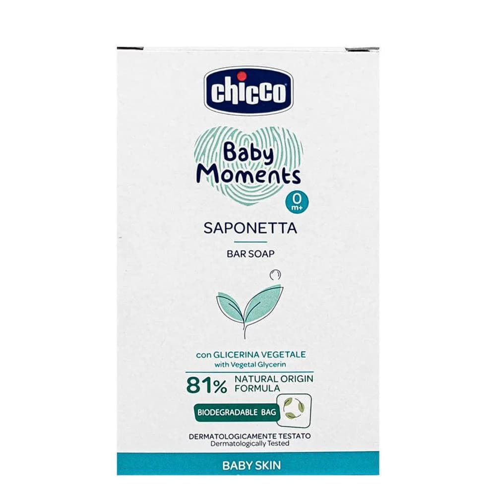 Мило Chicco Baby Moments з гліцерином 100г 10398.00 фото 2