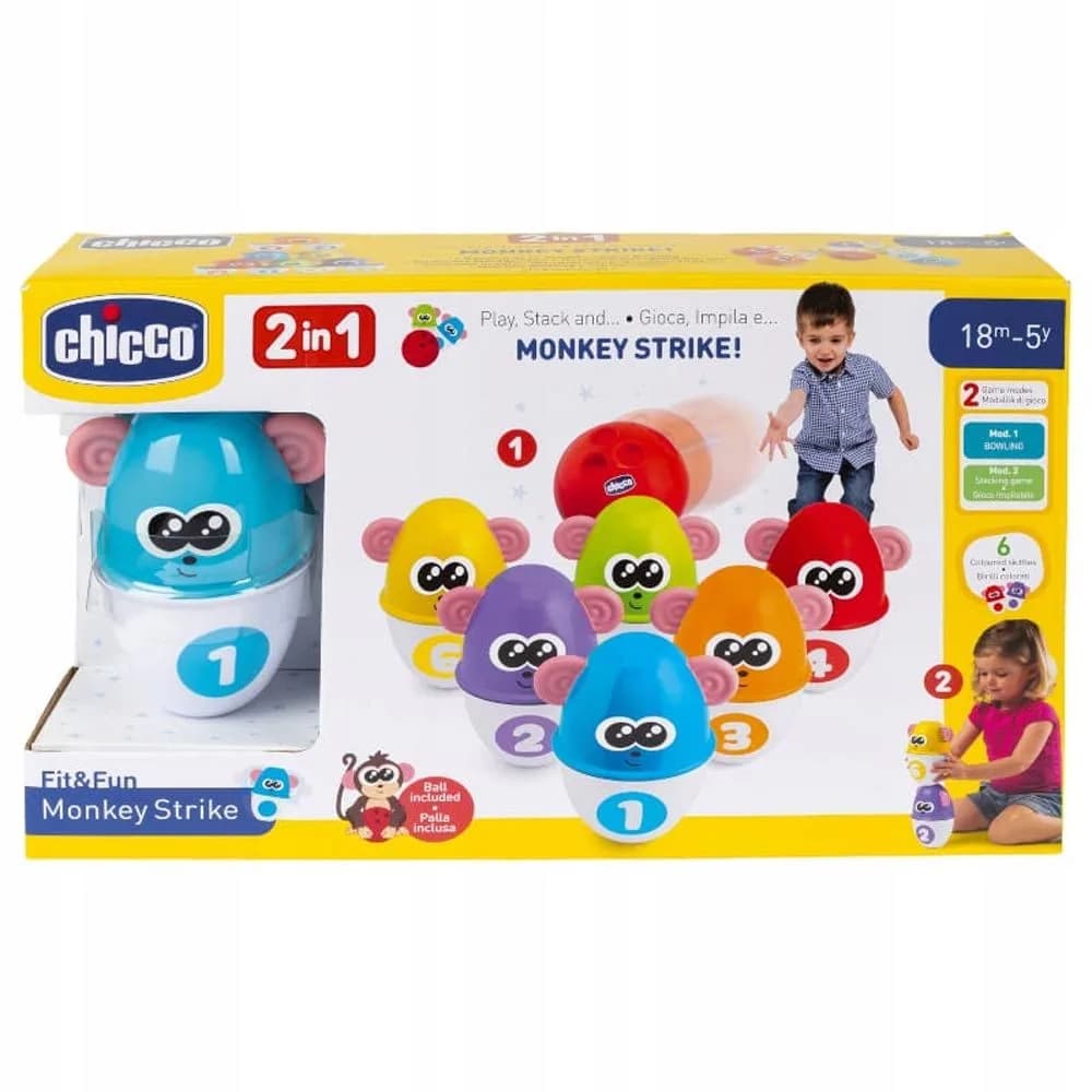 Іграшка розвиваюча Страйк мавпи Chicco 05228.00 фото 9