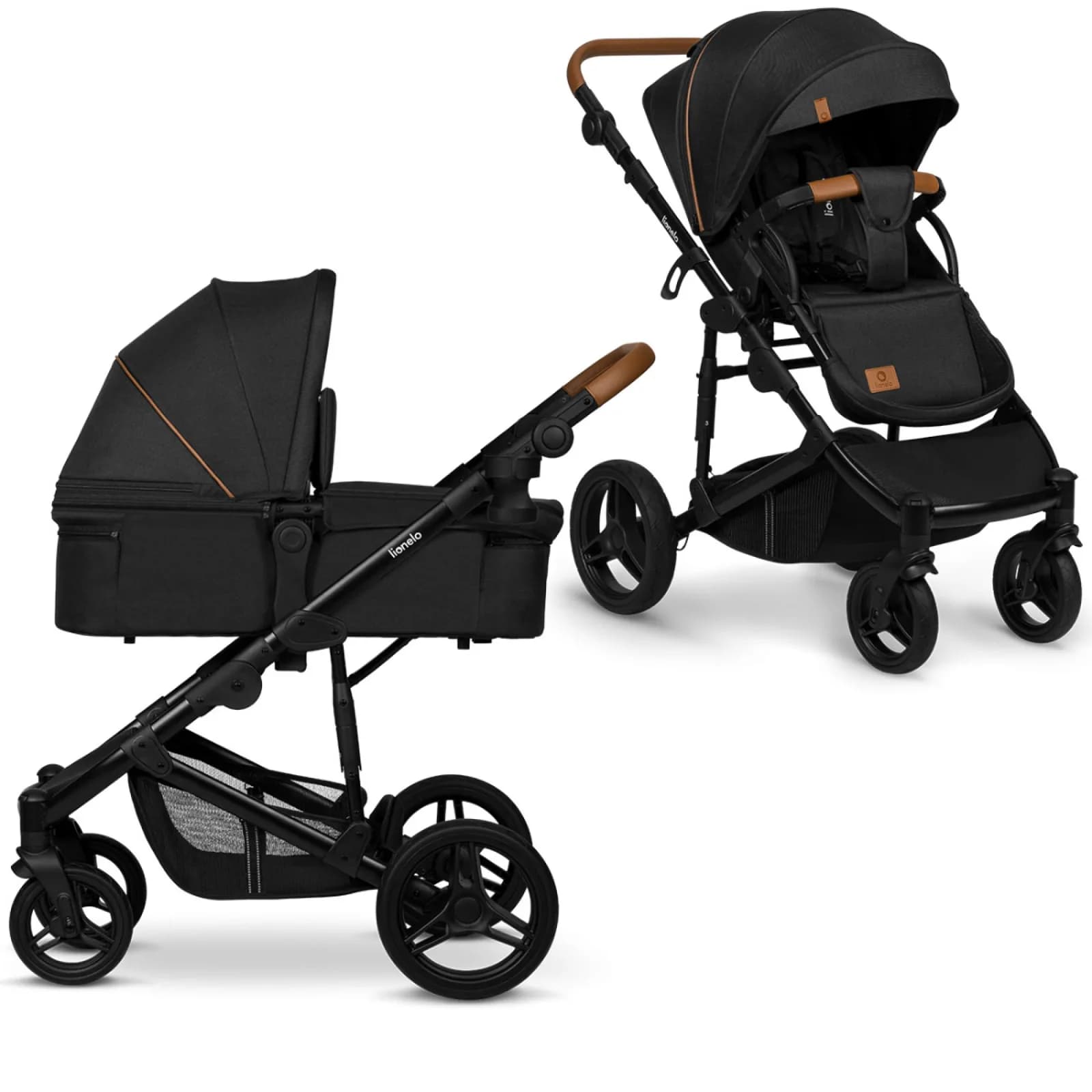Коляска універсальна 2в1 Lionelo Mari Tour Black Onyx LO-MARI TOUR 2IN1 BLACK ONYX фото 2