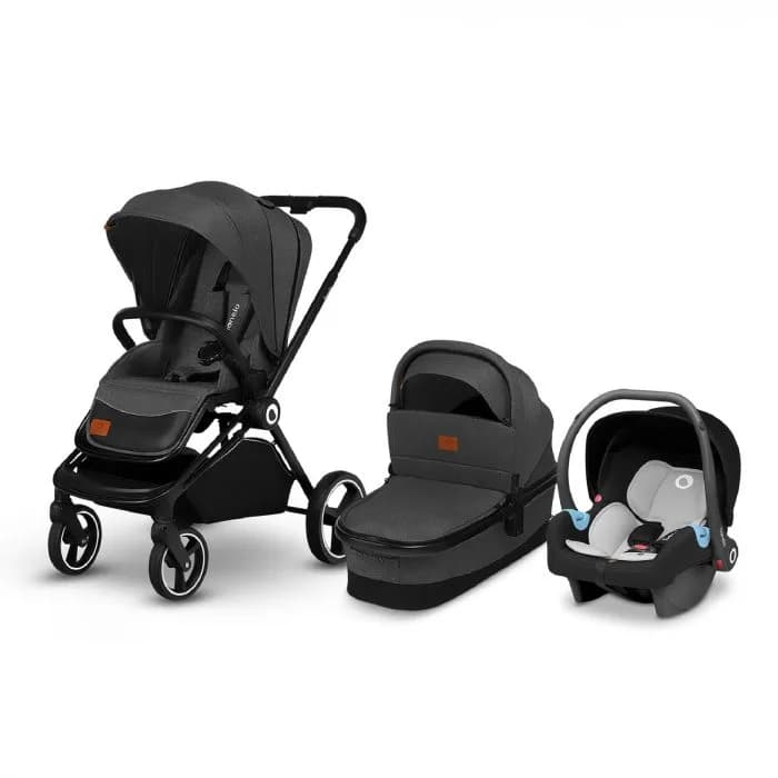 Коляска універсальна 3в1 Lionelo Mika Grey Graphite LO-MIKA 3IN1 GREY GRAPHITE фото 2