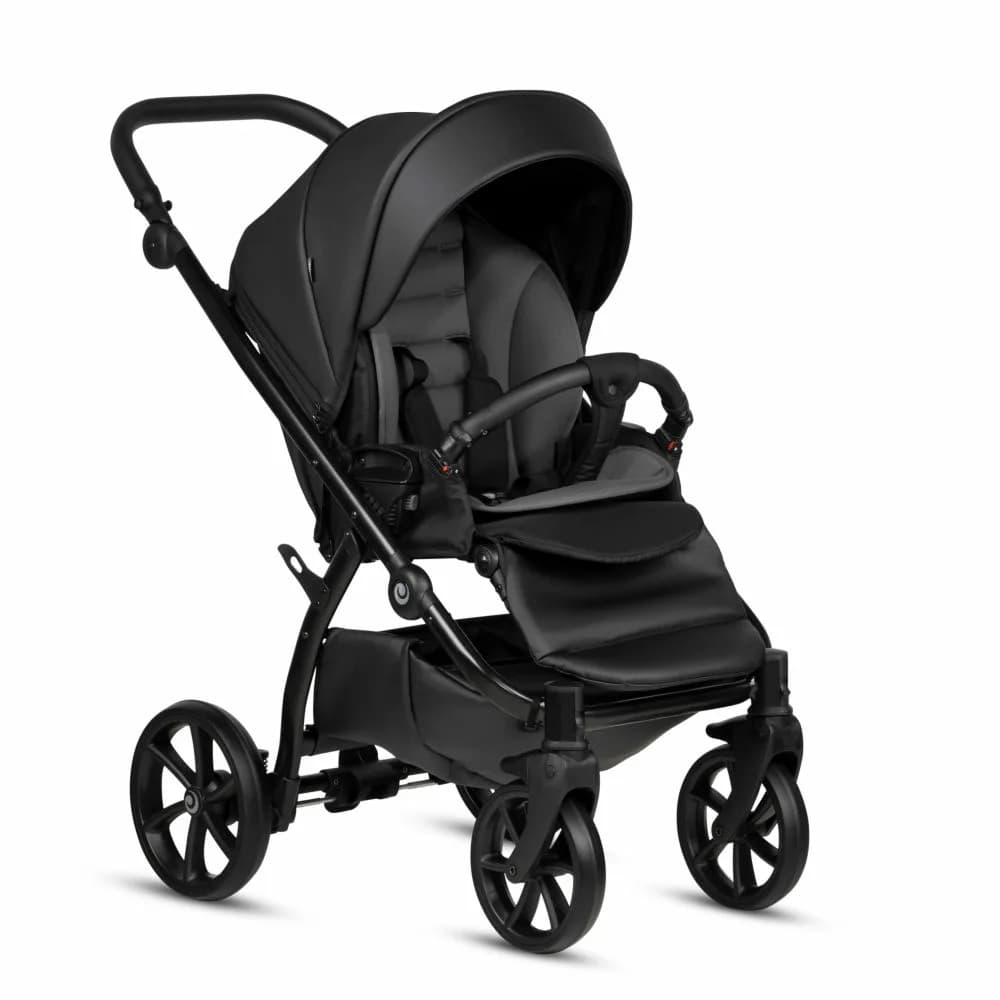 Коляска універсальна 2в1 Tutis Uno5+ Leather collection 1402699 Jet Black фото 5