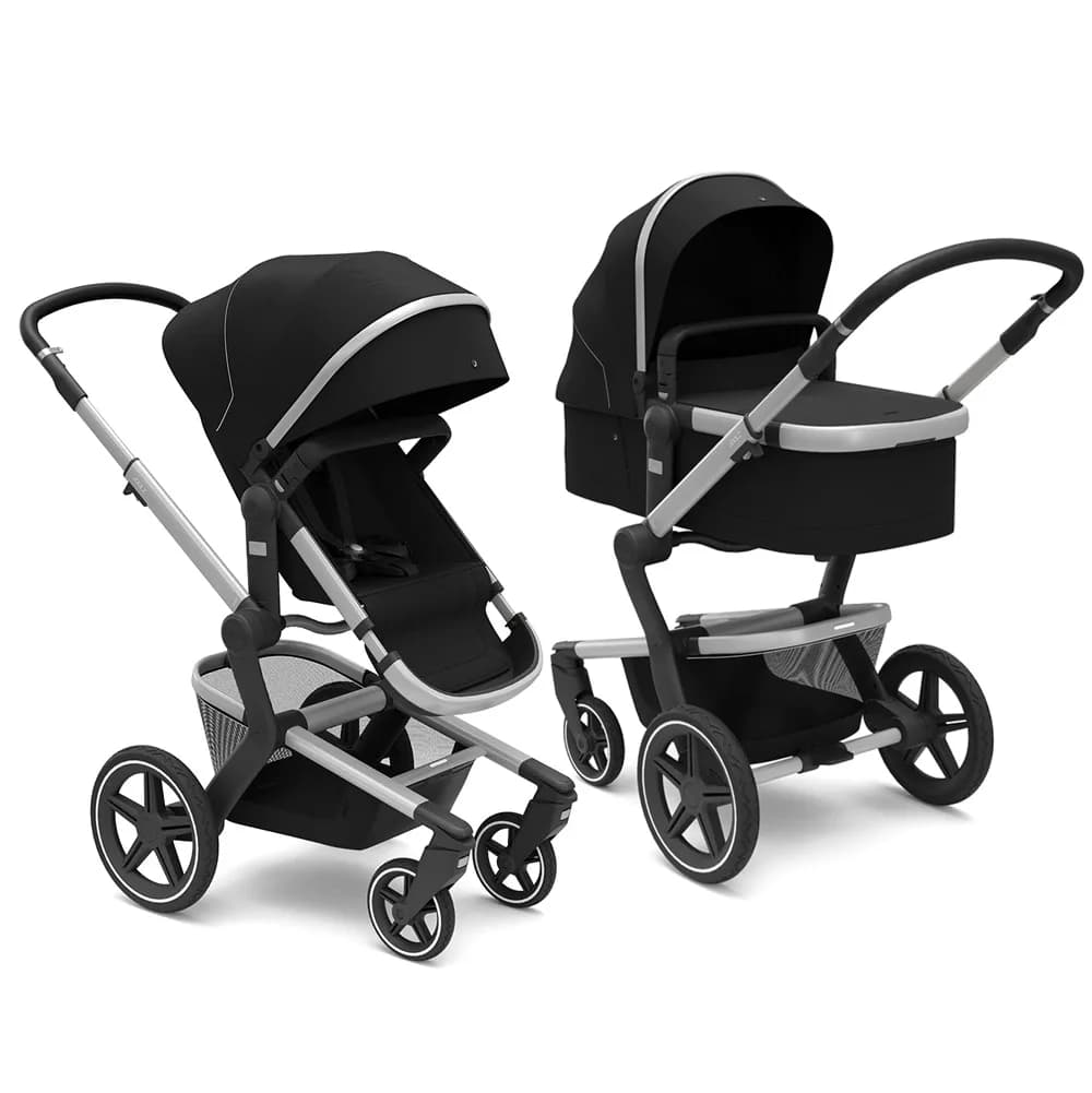Коляска універсальна 2в1 Joolz Day+ Tailor Brilliant Black silver/white фото 3