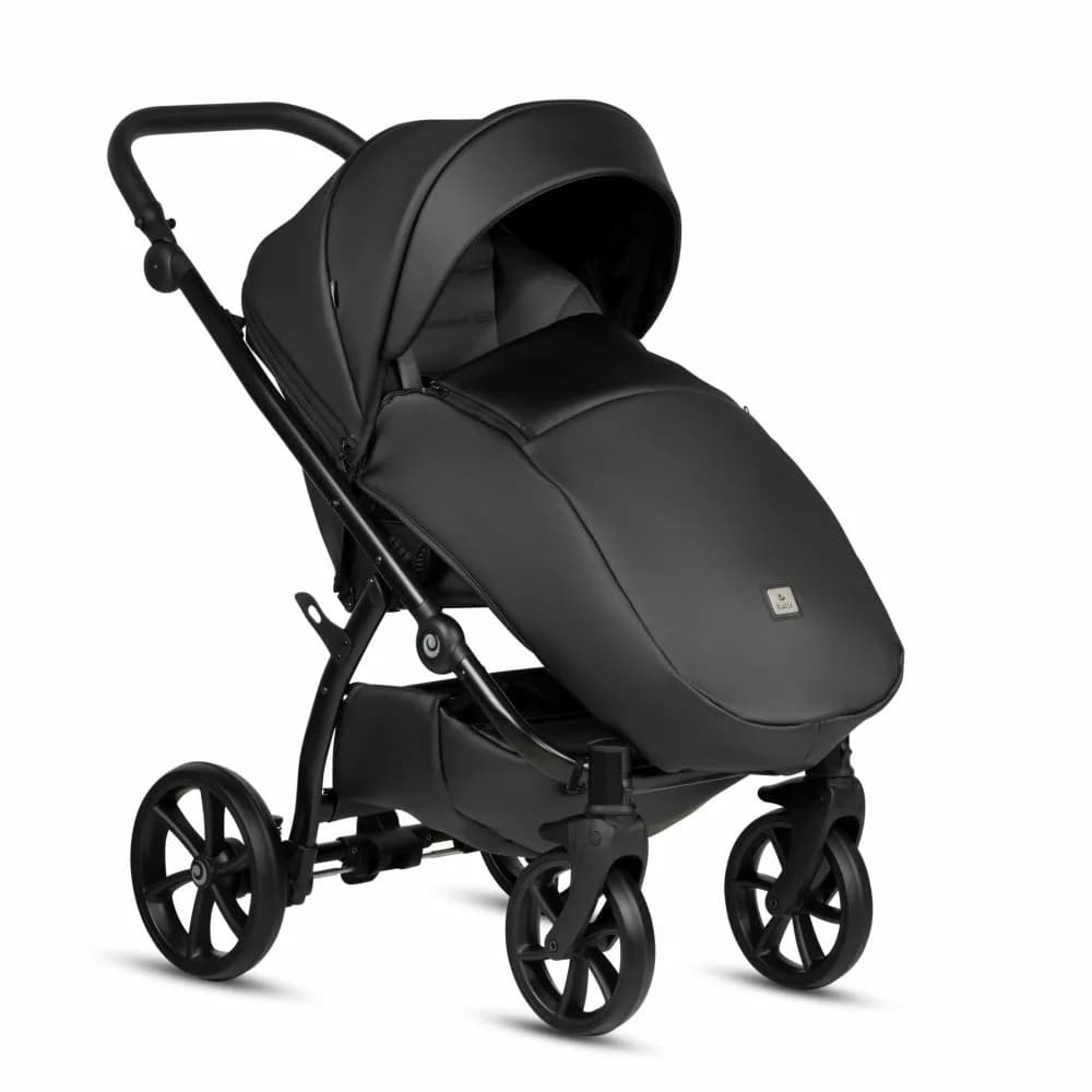Коляска універсальна 2в1 Tutis Uno5+ Leather collection 1402699 Jet Black фото 2