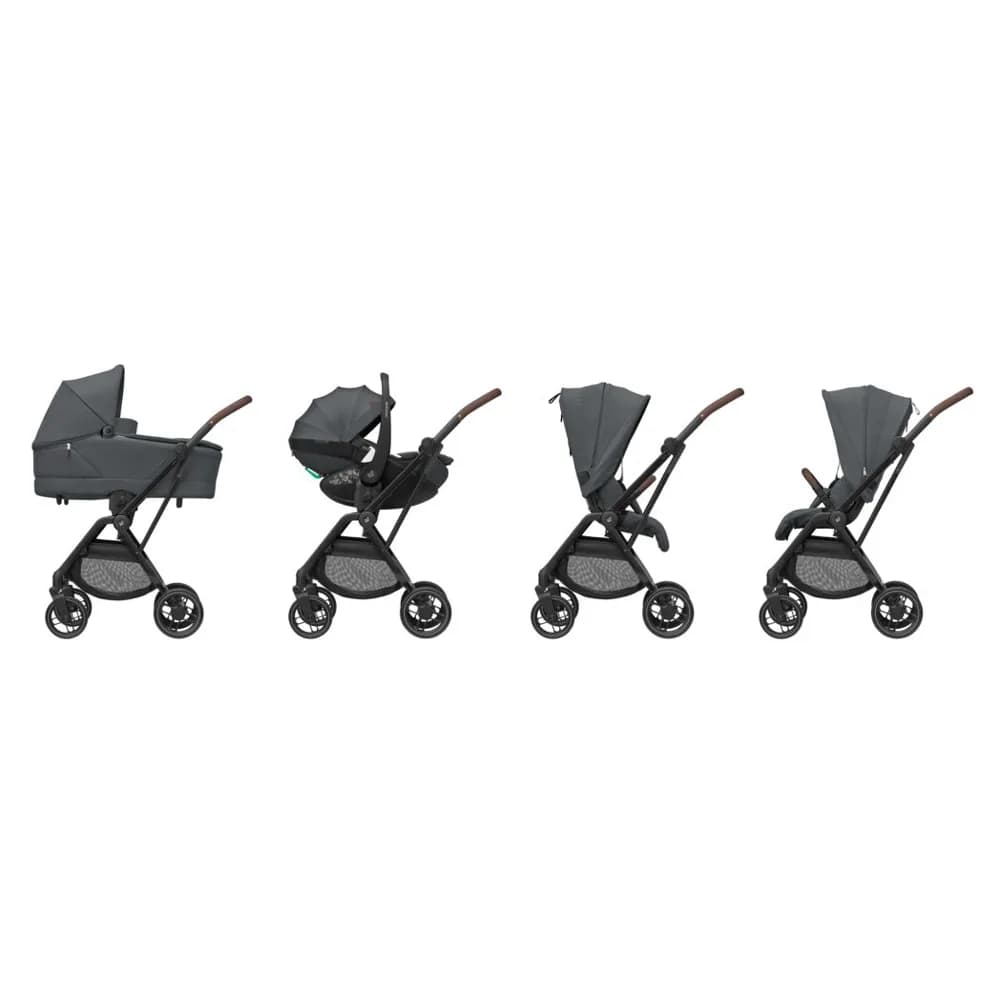 Коляска прогулянкова Maxi-Cosi Leona 2 Luxe Twillic Graphite 1204204110 фото 3