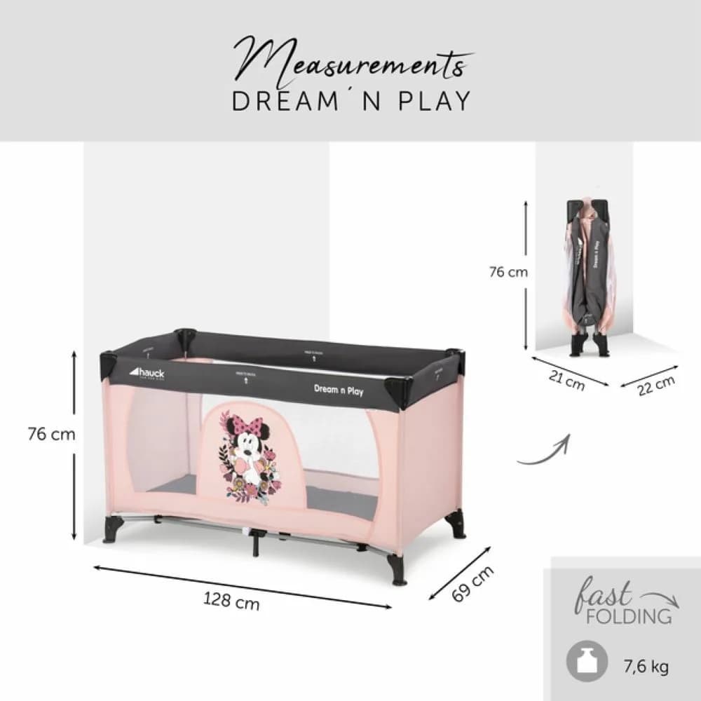 Манеж Hauck Dream N Play 60136-5 Minnie Sweetheart фото 2
