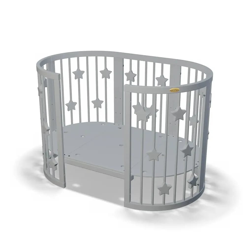 Ліжко-трансформер 9в1 IngVart Smart bed Round зірки 1357001 фото 4