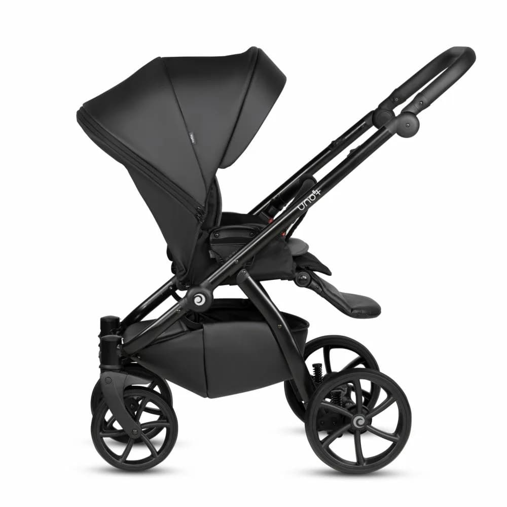 Коляска універсальна 2в1 Tutis Uno5+ Leather collection 1402699 Jet Black фото 3