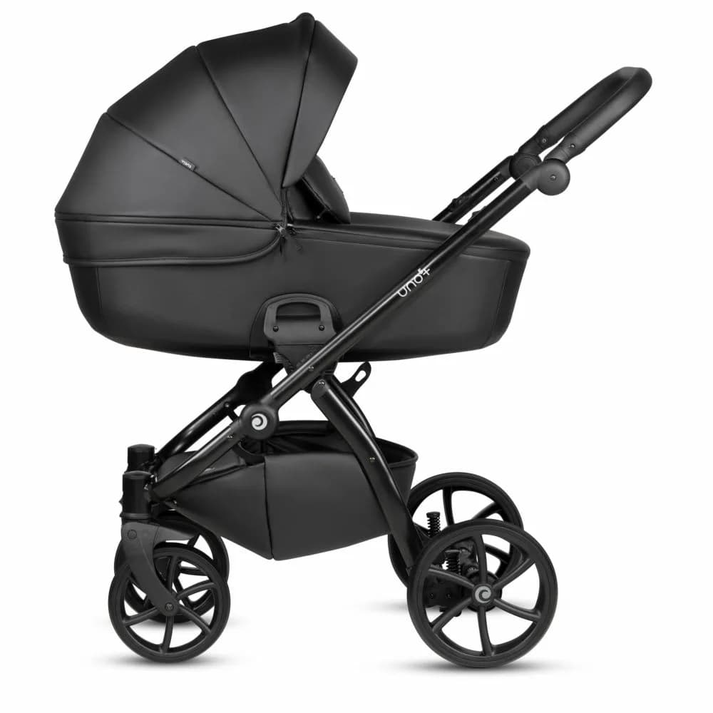 Коляска універсальна 2в1 Tutis Uno5+ Leather collection 1402699 Jet Black фото 4