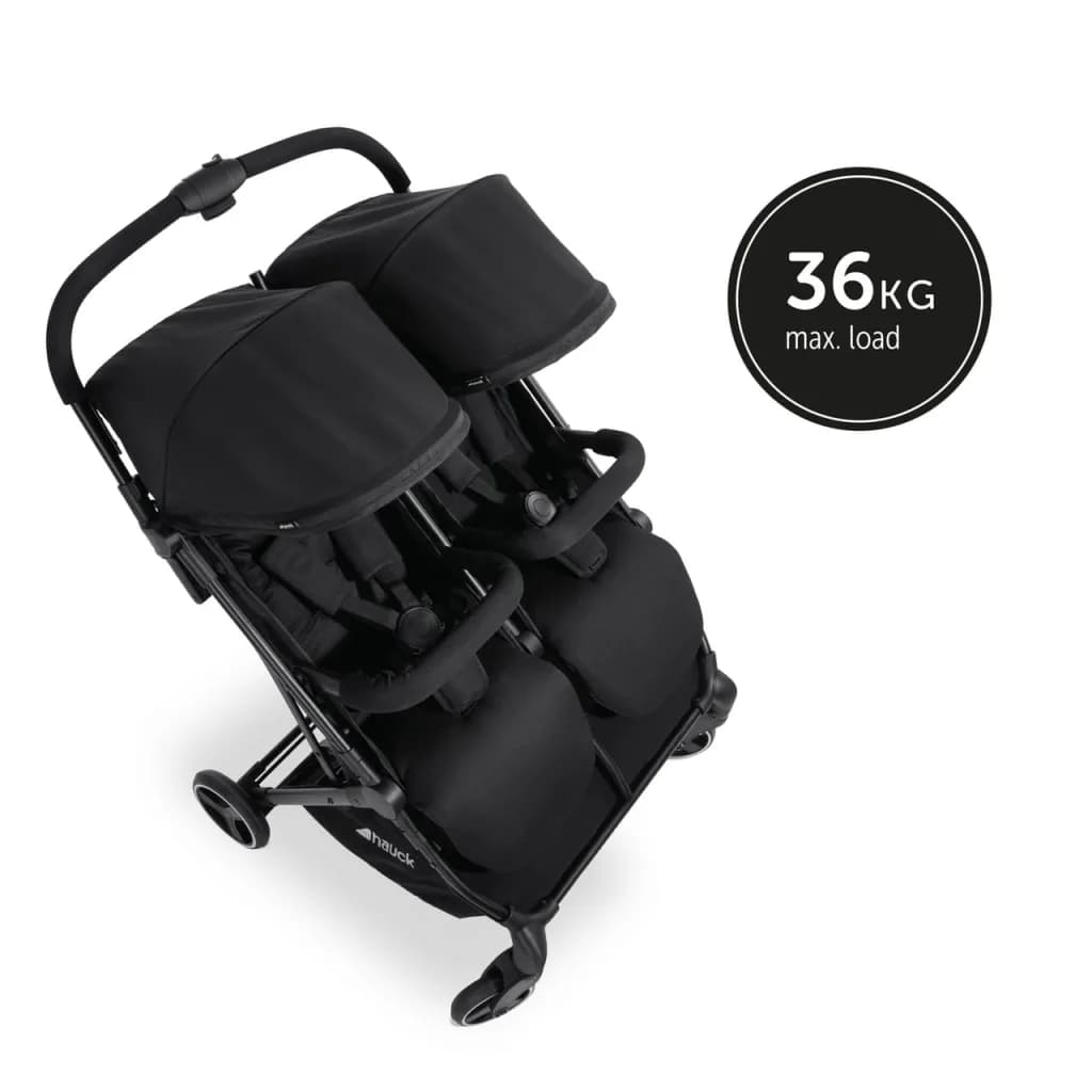 Коляска прогулянкова для двійні Hauck Swift X Duo 50004-0 Black фото 5