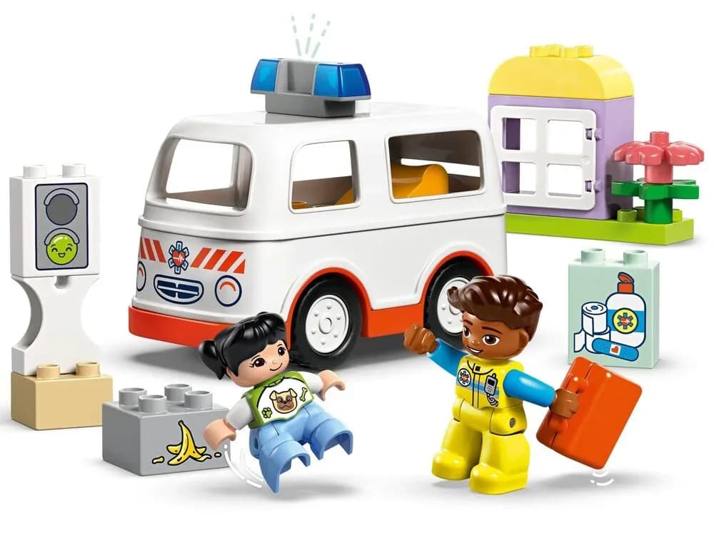 Конструктор Lego Duplo Швидка допомога та водій 19дет 10447 фото 3 Конструктор Lego Duplo Швидка допомога та водій 19дет 10447 фото 3