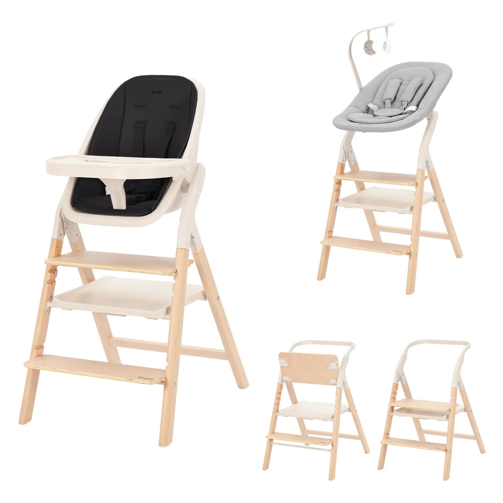Стільчик для годування Carrello Ergo CRL-16701 Obsidian Black фото 2
