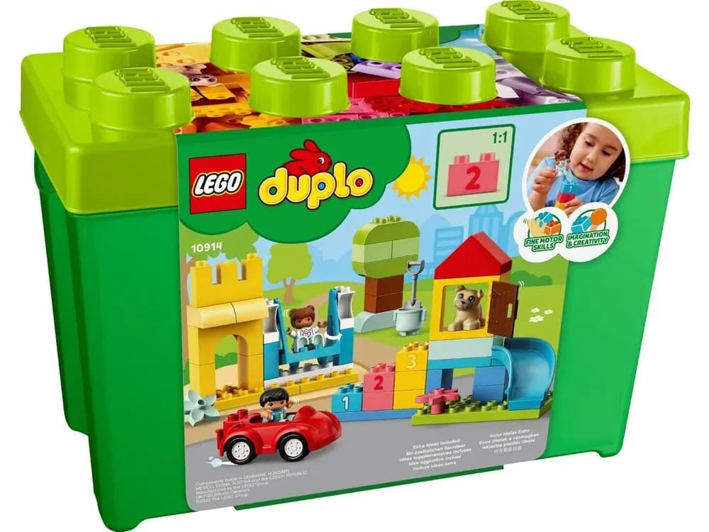 Конструктор Lego Duplo Коробка з кубиками Deluxe 85дет 10914 фото 4 Конструктор Lego Duplo Коробка з кубиками Deluxe 85дет 10914 фото 4