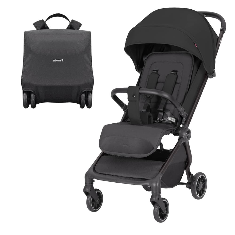Коляска прогулянкова Carrello Atom S CRL-5526 Storm Black