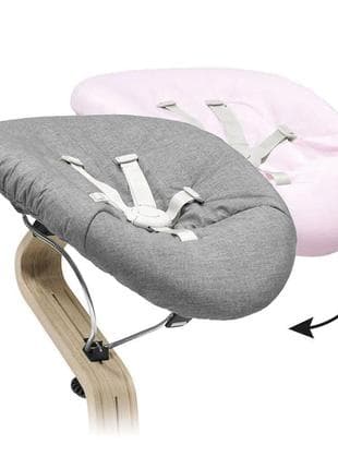 Крісло-шезлонг Stokke Nomi Newborn 625902 Black/Grey Pink