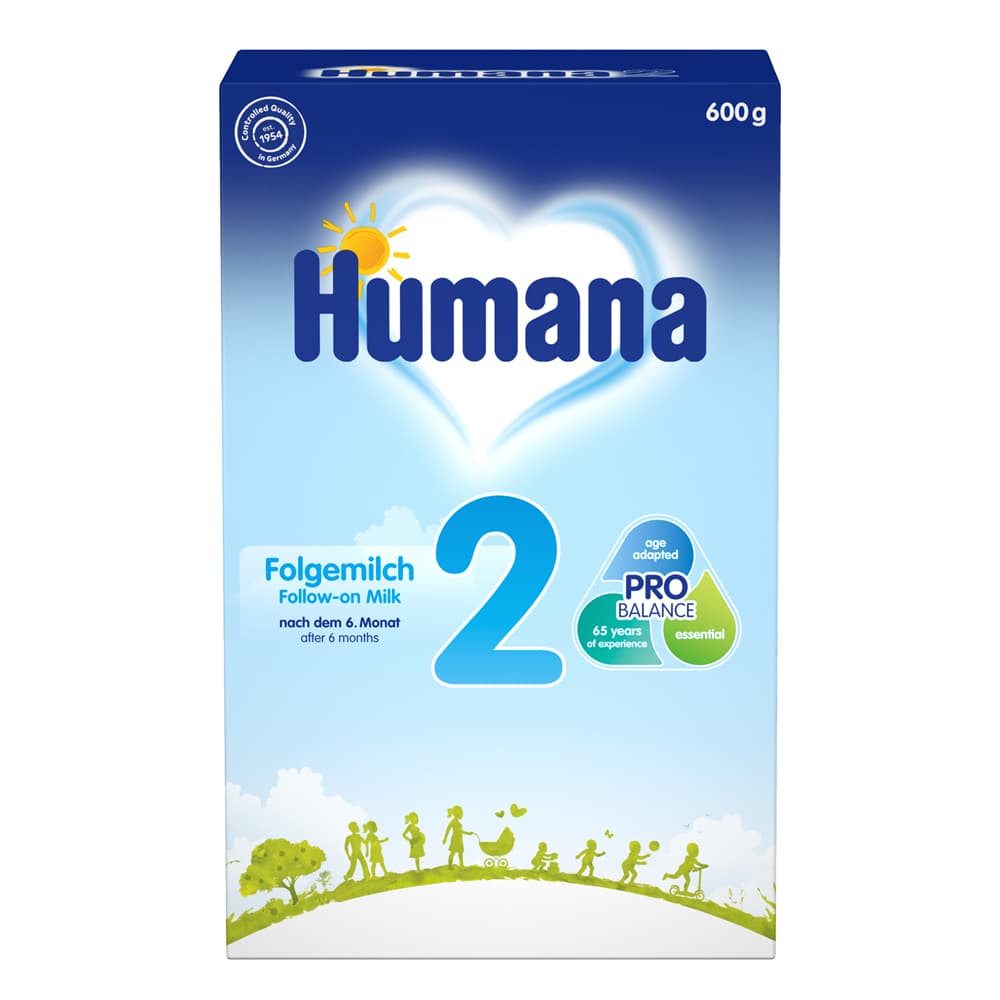Суміш молочна Humana-2 600г 720238