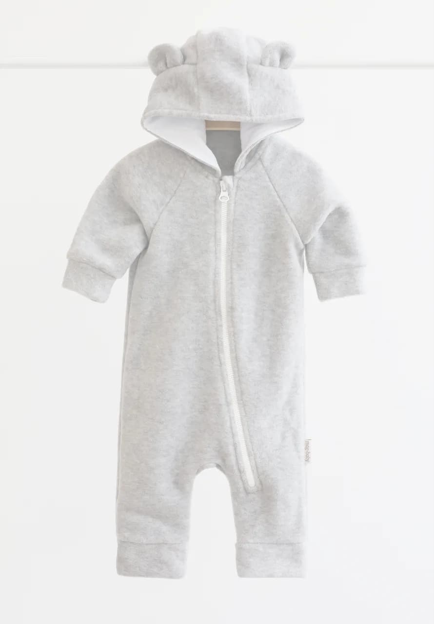Комбінезон для новонароджених "Bear" Magbaby 120627 -сірий фото 2