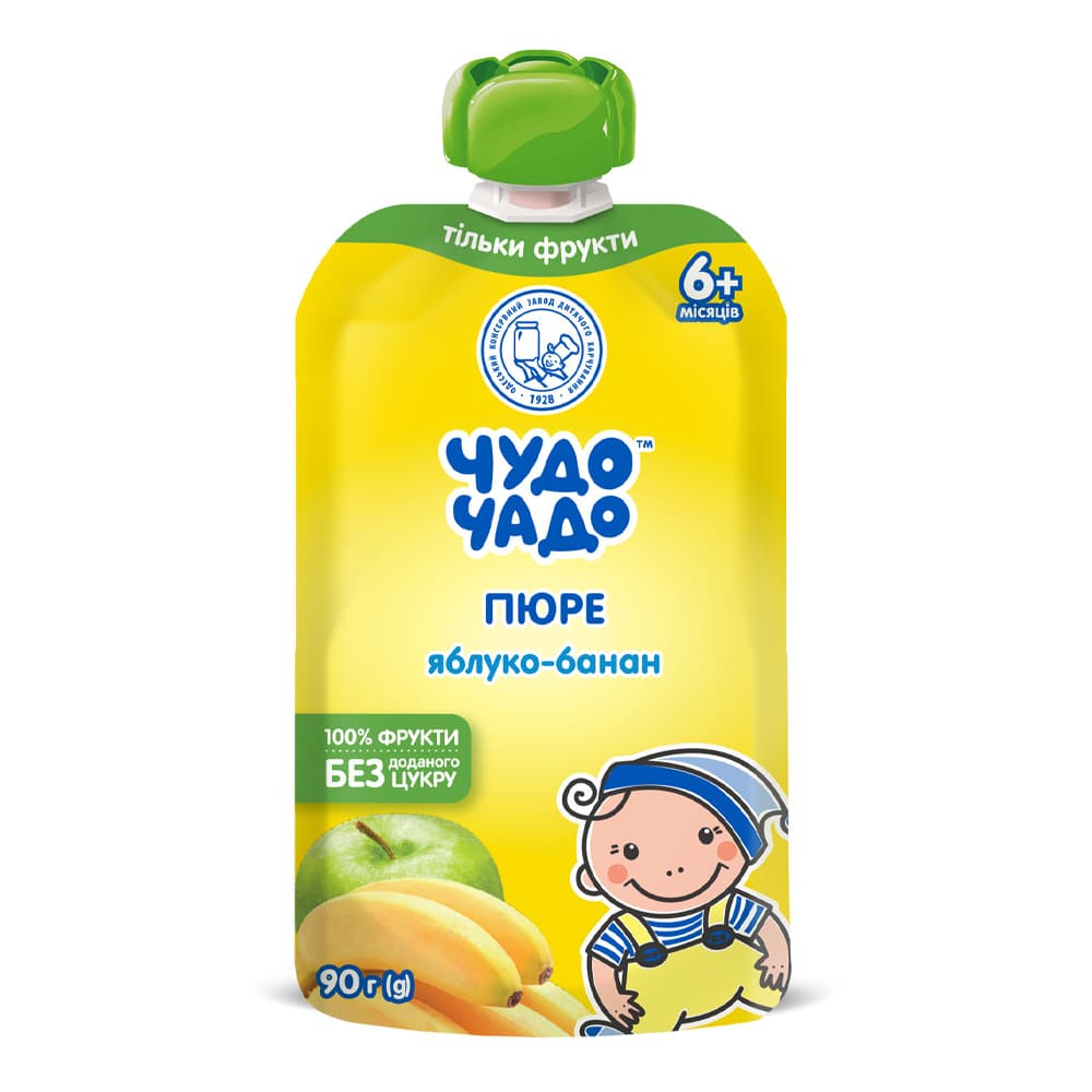 Пюре яблуко, банан Чудо-Чадо 90г 7022210