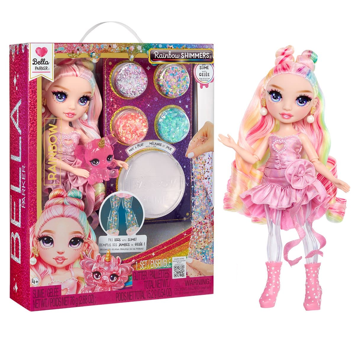 Ігровий набір з лялькою Rainbow High Rainbow Shimmers Белла 122401