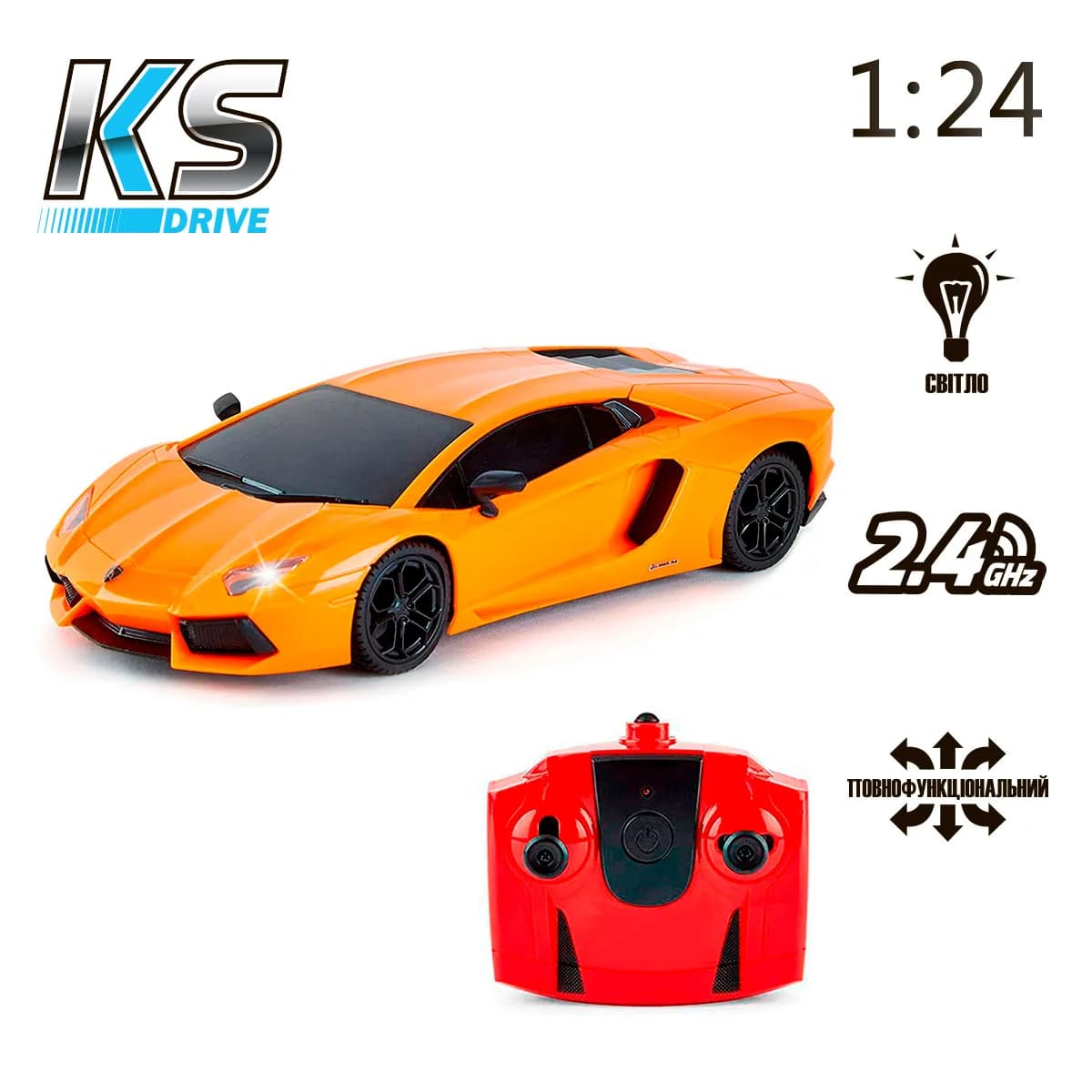 Машина на р/к KS Drive Lamborghini Aventador LP 700-4 124GLBO фото 6