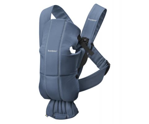 Рюкзак-кенгуру BabyBjorn Mini Woven 11743 Vintage Indigo