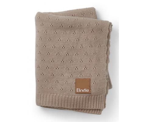 Акриловий плед для немовлят Elodie Details Tender Taupe 75х100 см 22844