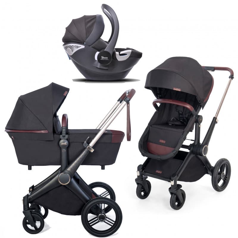 Коляска універсальна 3в1 Shom Roberto Verino Elegance 0218/0126 Midnight Black