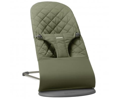 Шезлонг BabyBjorn Bouncer Bliss Woven 60464 Dark Green