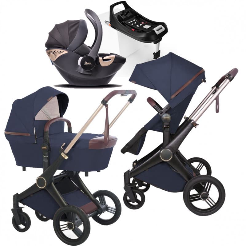 Коляска універсальна 4в1 Shom Roberto Verino Elegance 0320/2517/0017 Navy Blue