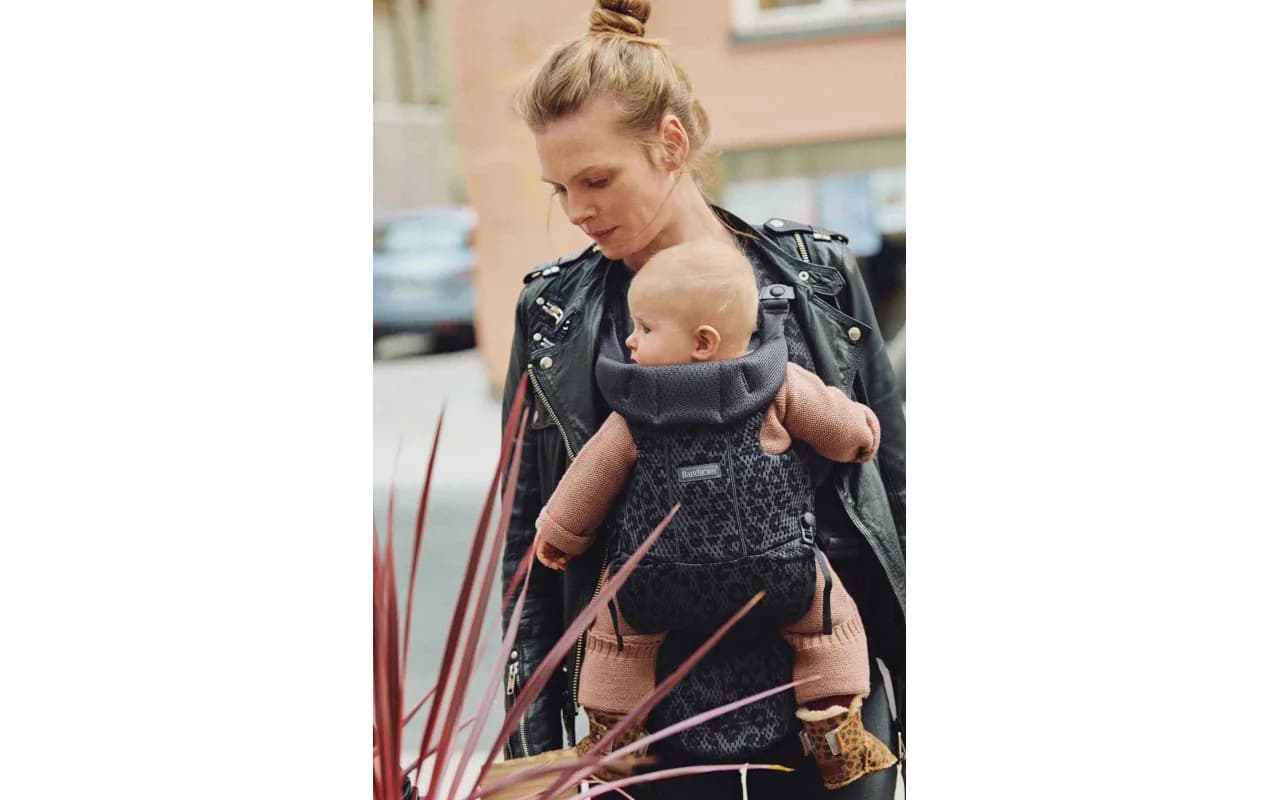 Рюкзак-кенгуру BabyBjorn Move 3D Mesh 0785 Antracyt Leopard фото 2