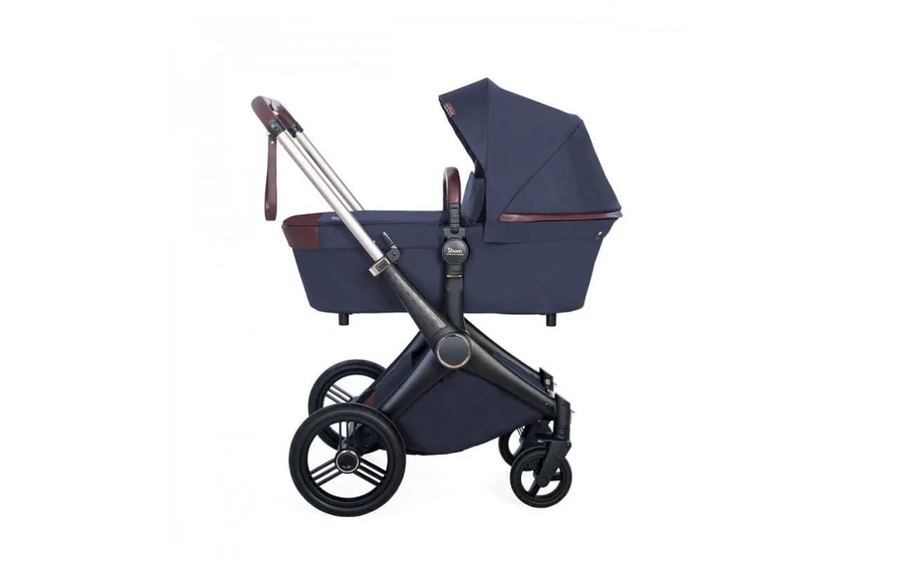 Коляска універсальна 3в1 Shom Roberto Verino Elegance 0320/2517 Navy Blue фото 2